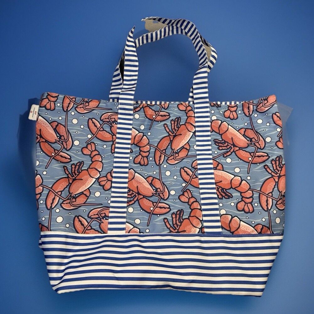 Vineyard Vines Target Collaborative Lobster Print Beach Bag